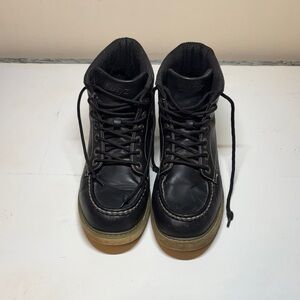 Men's Black Leather Boots